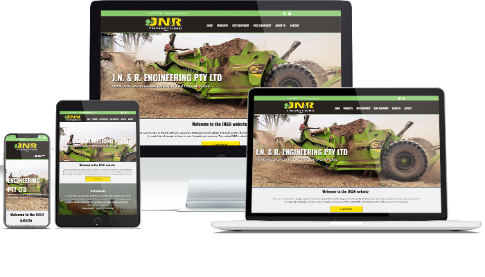 JNR Engineering Website Mockup